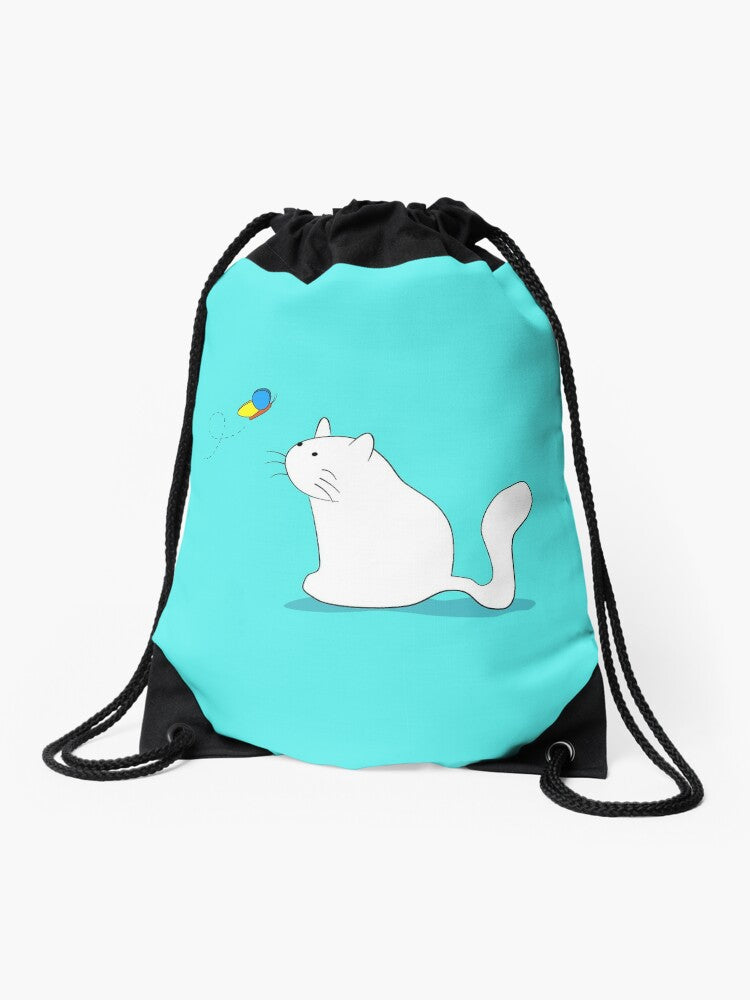 Cute Cat - Drawstring Bag