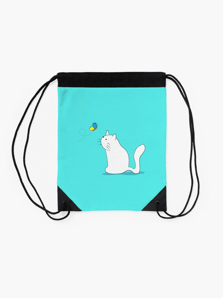 Cute Cat - Drawstring Bag