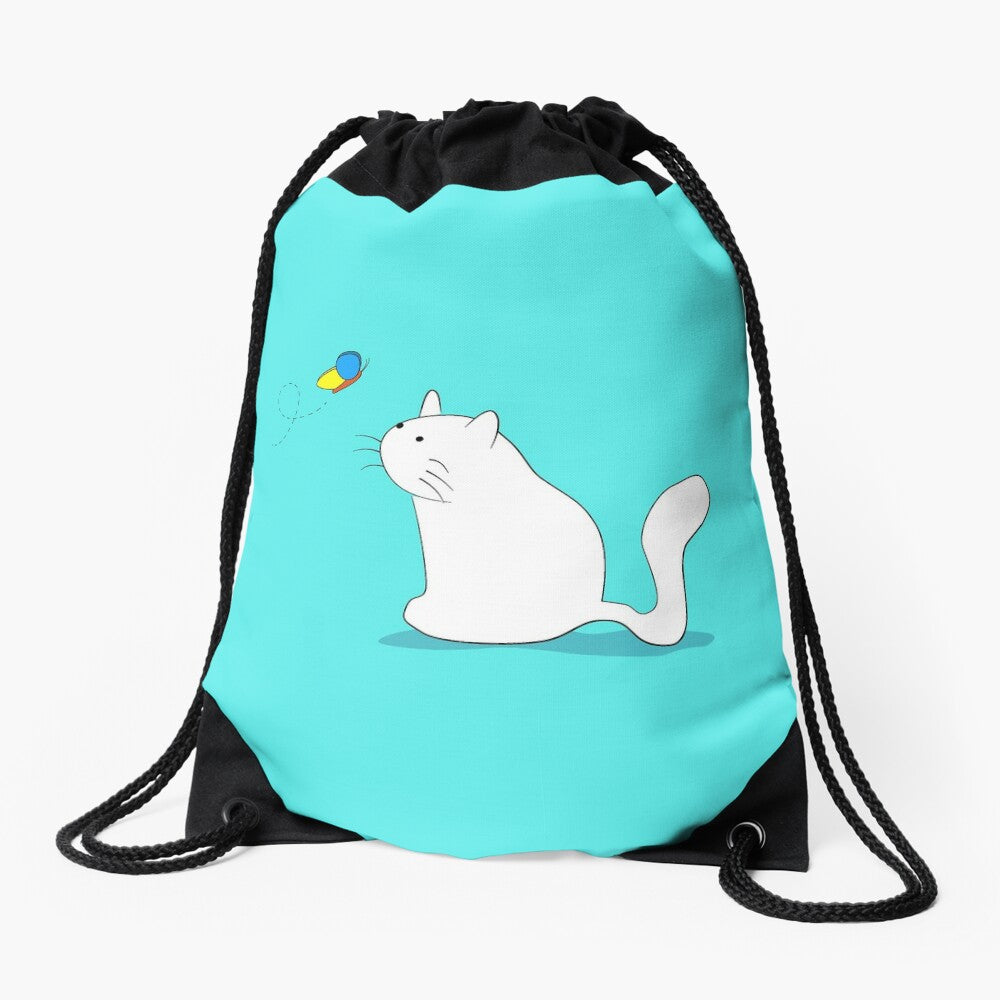 Cute Cat - Drawstring Bag