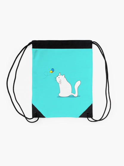Cute Cat - Drawstring Bag