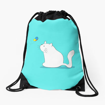 Cute Cat - Drawstring Bag